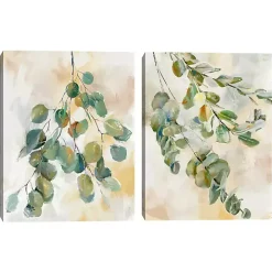 Eucalyptus I & II Canvas Art Prints, Set of 2