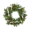 Evergreens and Eucalyptus Berry Wreath