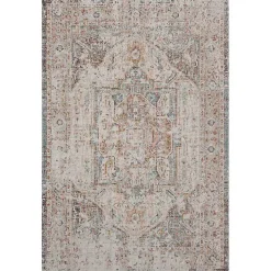 Faded Turkish Indoor/Outdoor Area Rug, 5x7