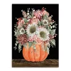 Fall Bouquet & Pumpkin Canvas Art Print, 24x32 in.