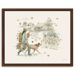 Fall Festival Framed Canvas Art Print