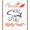 Fall Sweet Fall Foliage Framed Wall Art
