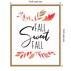 Fall Sweet Fall Foliage Framed Wall Art