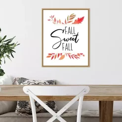 Fall Sweet Fall Foliage Framed Wall Art