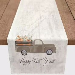 Fall Ya'll Pumpkin Truck Harvest Table Runner