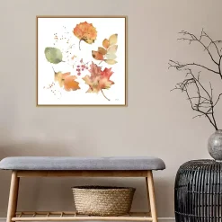 Falling Leaves Framed Wall Art