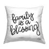 Family is a Blessing Harvest Throw Pillow