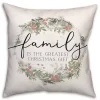 Family is the Greatest Christmas Gift Pillow