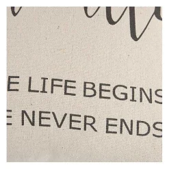 Family Where Love Never Ends Pillow