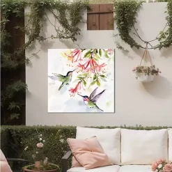 Flit and Flitter Outdoor Canvas Art Print