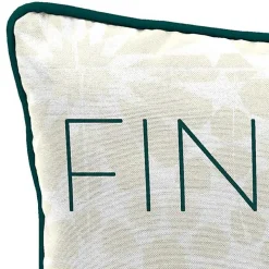 Floral Find Me on the Patio Outdoor Pillow