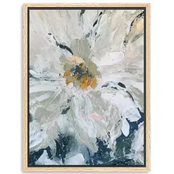 Flower Details Framed Canvas Art Print