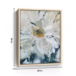 Flower Details Framed Canvas Art Print