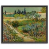 Flowering Garden Path Canvas Art Print, 22x18 in.