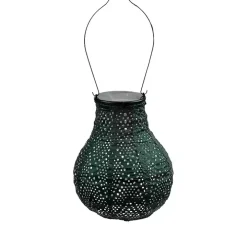 Forest Ikat Bulb Hanging LED Outdoor Lantern