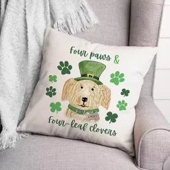 Four Paws Four-Leaf Clovers Indoor/Outdoor Pillow