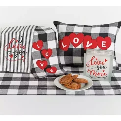 Franklin Black Gingham Table Runner