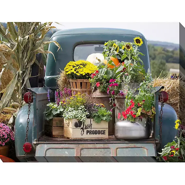 Fresh Produce Outdoor Canvas Art Print