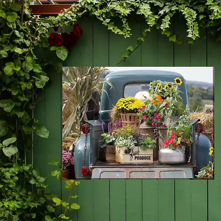 Fresh Produce Outdoor Canvas Art Print