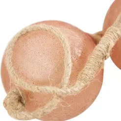 Frosted Amber Glass Bead Garland