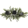 Frosted Evergreen Pine Candle Centerpiece