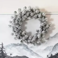 Frosted Pinecone Cluster Christmas Wreath