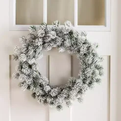 Frosted Pinecone Cluster Christmas Wreath