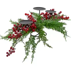 Frosted Winter Berry Christmas Centerpiece