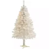 5 ft. Clear Pre-Lit White Christmas Tree