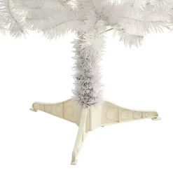 5 ft. Clear Pre-Lit White Christmas Tree