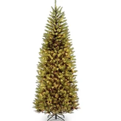 7.5 ft. Dual-Lit Slim Kingston Fir Christmas Tree
