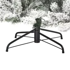 7.5 ft. Flocked Livingston Fir Pine Christmas Tree