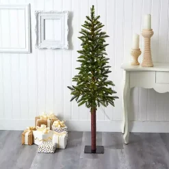 5 ft. Lit Twinkling Alaskan Alpine Christmas Tree