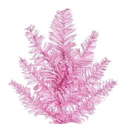 2 ft. Pink Plastic Christmas Tree