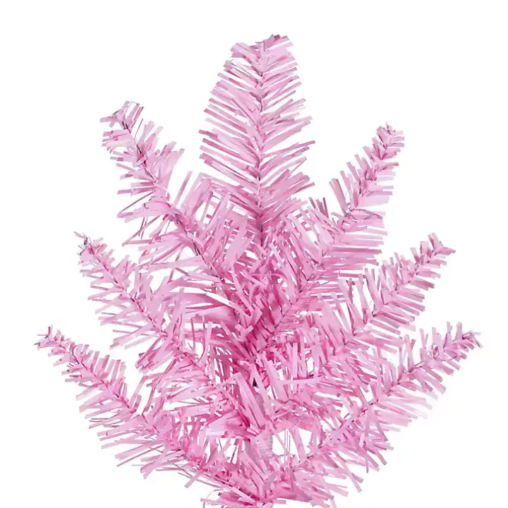 2 ft. Pink Plastic Christmas Tree