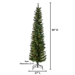 7.5 ft. Pre-Lit Cashmere Pine Christmas Tree
