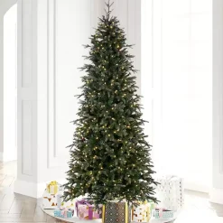 7.5 ft. Pre-Lit Douglas Fir Slim Christmas Tree