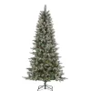 7 ft. Pre-Lit Flocked Arctic Pine Christmas Tree