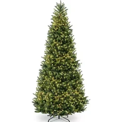 10 ft. Pre-Lit Natural Fraser Fir Christmas Tree