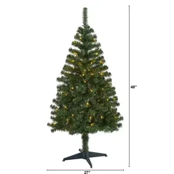 4 ft. Pre-Lit Northern Pine Christmas Tree