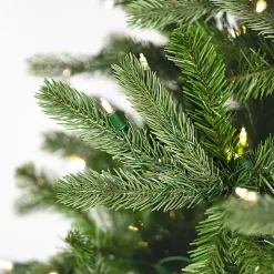 5.5 ft. Pre-Lit White Lights Spruce Christmas Tree