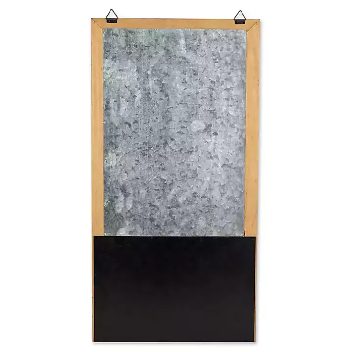 Galvanized Christmas Advent Calendar Plaque