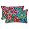 Garden Blooms Outdoor Lumbar Pillows, Set of 2