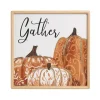 Gather Pumpkins Framed Wall Plaque