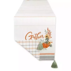 Gather with Pumpkin Harvest Table Runner