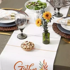 Gather with Pumpkin Harvest Table Runner