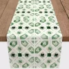 Geometric Shamrock Table Runner, 90 in.