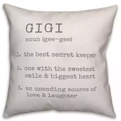 Gigi Definition Pillow