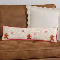Gingerbread Village Lumbar Pillow