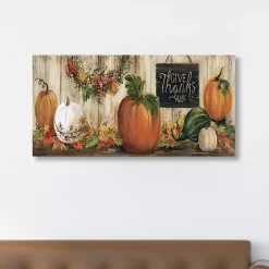 Give Thanks Pumpkin Canvas Art Print